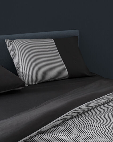 Leal Printed Satin Duvet Cover Set - 4