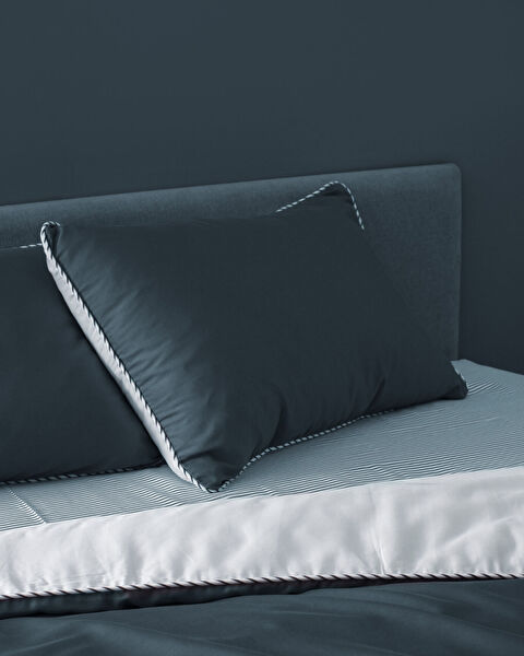 طقم غطاء لحاف ساتان مطبوع من فيرن - 3