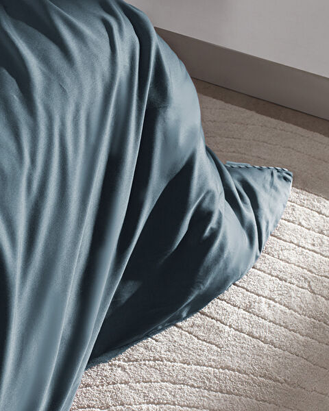 طقم غطاء لحاف ساتان مطبوع من فيرن - 5