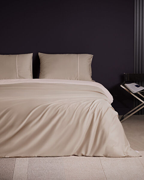 Danton Saten Biyeli Düz Boya Nevresim Seti - 0