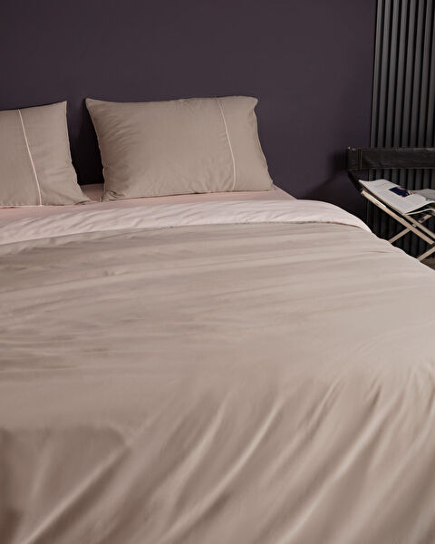 Danton Saten Biyeli Düz Boya Nevresim Seti - 2