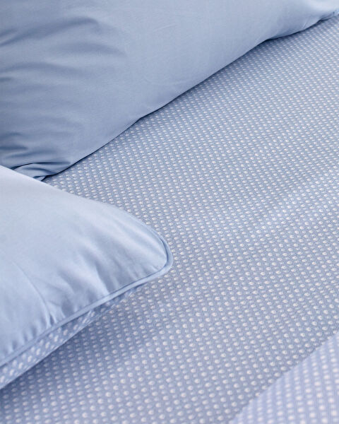 مجموعة غطاء لحاف من الساتان المطبوع مقاس عائلي من كلوديا - 4