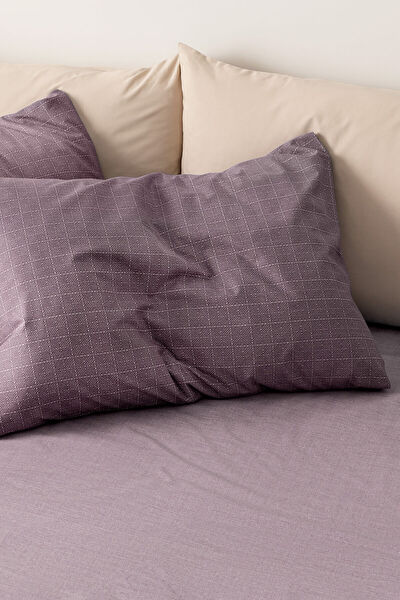 Odette Family Size Duvet Cover Set - Ranforce Patterned - 2