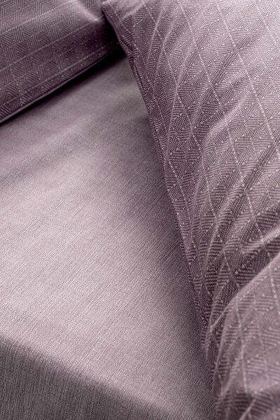 Odette Family Size Duvet Cover Set - Ranforce Patterned - 4