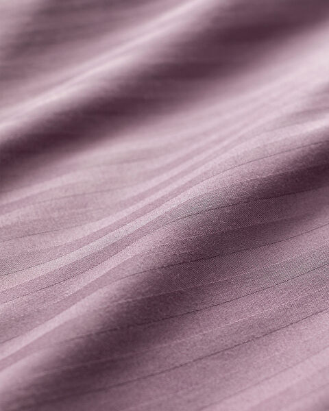 Elicia King Size Çizgili Saten Nevresim Takımı - 4