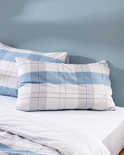 Musette King Size Duvet Cover Set - Ranforce Patterned - 3