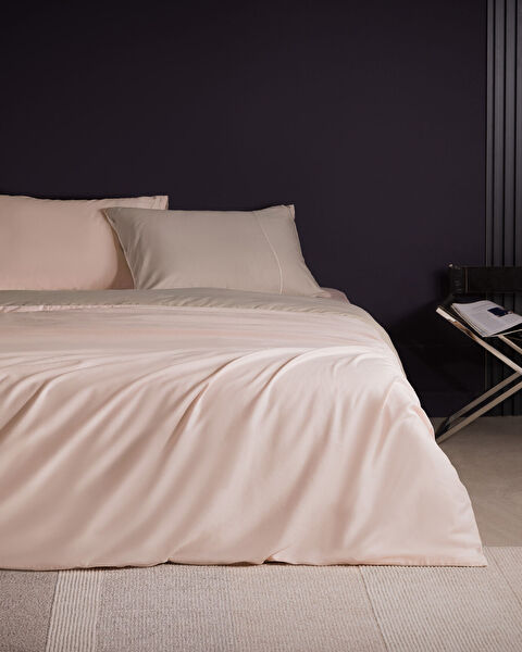 Danton Saten Biyeli Düz Boya Nevresim Seti - 1