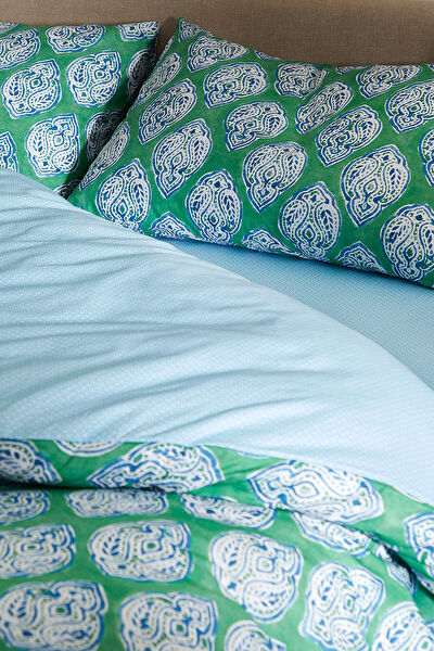 Bedrucktes Searlas-Bettbezug-Set für King-Size-Betten - 1