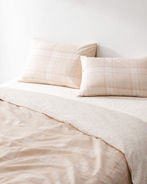 طقم غطاء لحاف مطبوع فردي من بلانش - 1