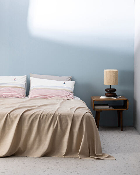 مجموعة غطاء لحاف عادي من ماتيلدا مقاس كينج Ecocell - 0