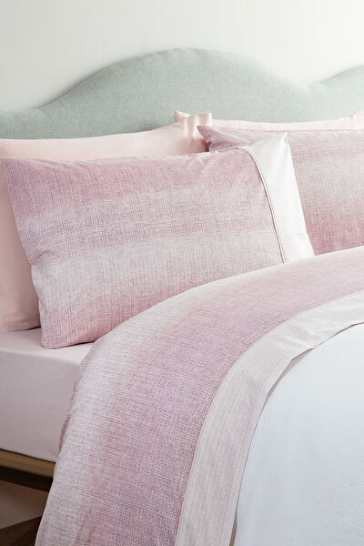 Adelya Coco Crep Bedrucktes Oberlaken Set - 0