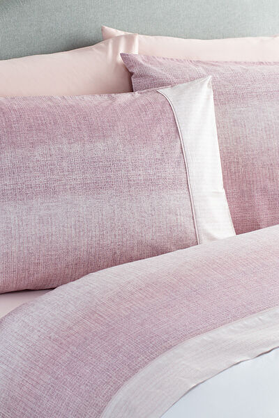 Adelya Coco Crep Bedrucktes Oberlaken Set - 1