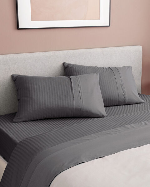 Adrien  Nervürlü Upper Sheet Set - 0