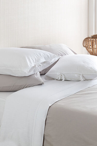 مجموعة ورقة السرير مغسولة من الكتان - 0