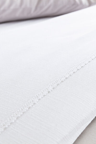 مجموعة ورقة السرير مغسولة من الكتان - 4